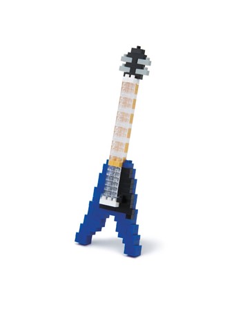 NANOBLOCK Electric Guitar (Blue)