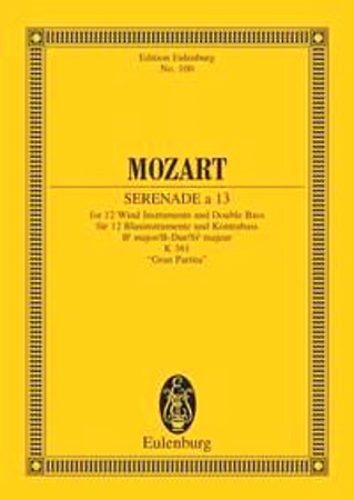 SERENADE No.10 K361 (miniature score)