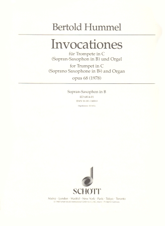 INVOCATIONES FOR TRUMPET IN C Op.68