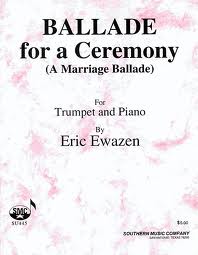 BALLADE FOR A CEREMONY Marriage Ballade
