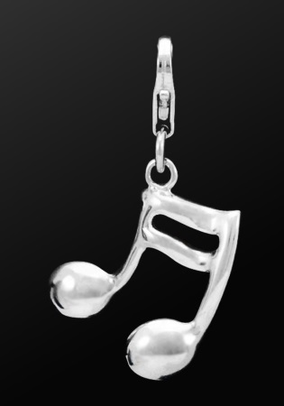 STERLING SILVER CHARM Semiquaver