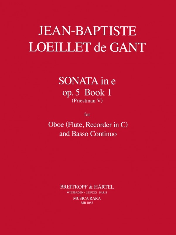 SONATA in E minor Op.5 Book 1
