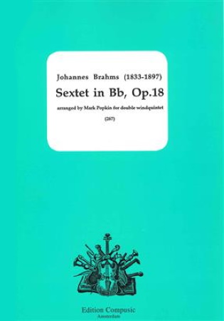 SEXTET in Bb major Op.18 (score & parts)