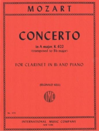 CLARINET CONCERTO in A major K622