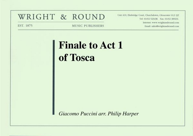 FINALE to Act 1 of Tosca (score)
