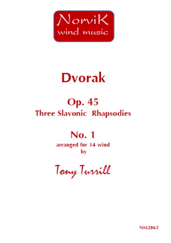 SLAVONIC RHAPSODY Op.45 No.1 (score & parts)