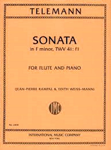 SONATA in F minor TWV 41: f1