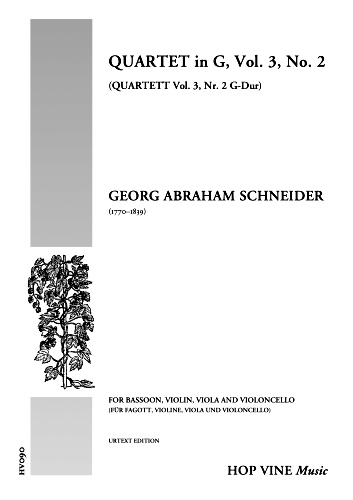 QUARTET in G, Volume 3 No.2