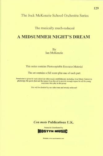 A MIDSUMMER NIGHT'S DREAM (score & parts)