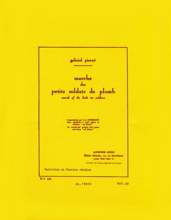 MARCHE DES PETITS SOLDATS DE PLOMB Op.14 No.6 (score & parts)