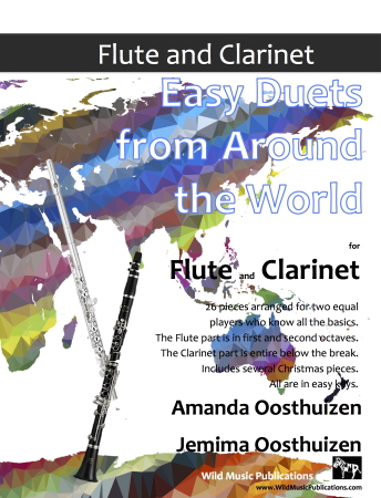 EASY DUETS FROM AROUND THE WORLD for Flute & Clarinet