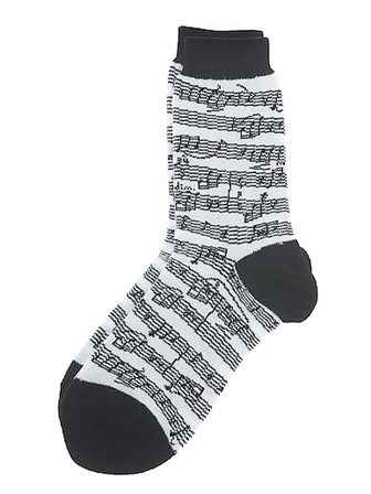 WOMEN'S SOCKS Sheet Music (Black/White)