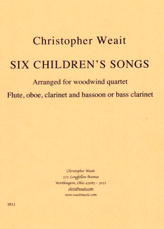 SIX CHILDREN'S SONGS
