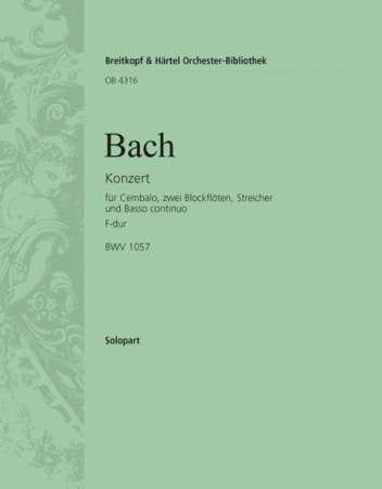 HARPSICHORD CONCERTO in F BWV1057 2nd flute