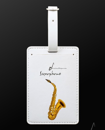 LUGGAGE TAG Saxophone