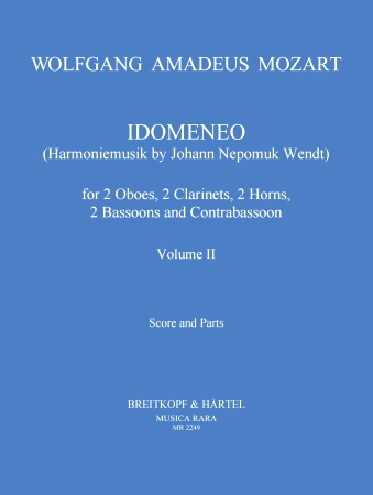 IDOMENEO Volume 2 score & parts
