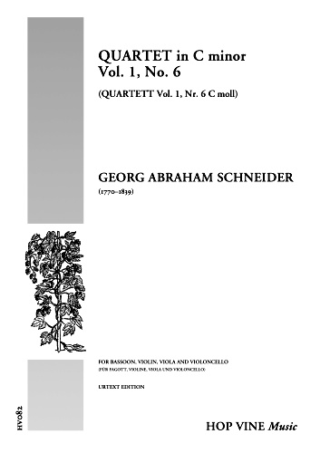 QUARTET in C minor Volume 1 No.6