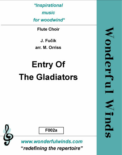 ENTRY OF THE GLADIATORS score & parts