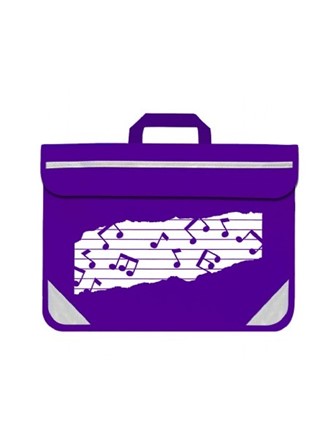 MUSIC BAG DUO Music Notes (Purple)