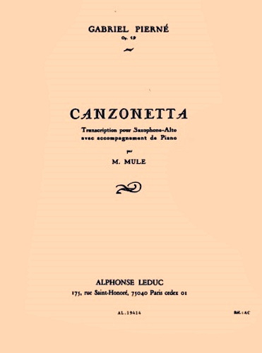 CANZONETTA Op.19