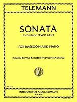 SONATA in F minor TWV41:f1