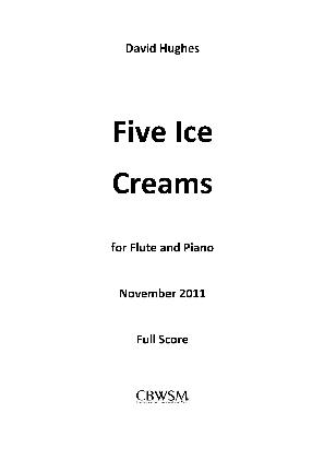 FIVE ICE CREAMS