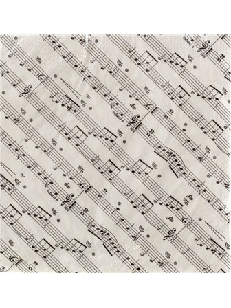 2-PLY LUNCHEON NAPKINS Notation Design