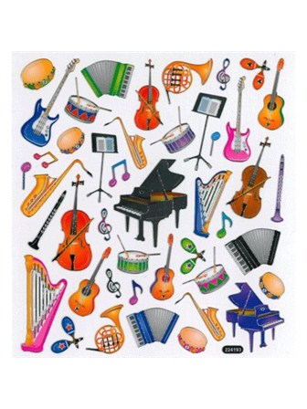 STICKERS Musical Instruments