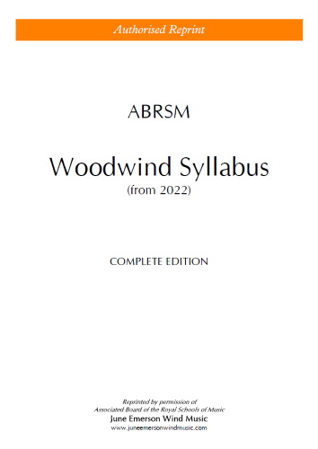 ABRSM WOODWIND SYLLABUS from 2022 (Complete)