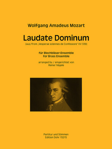 LAUDATE DOMINUM from Solemn Vespers KV339 (score & parts)