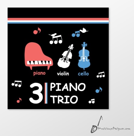 MEMO PADS Piano Trio (x5)