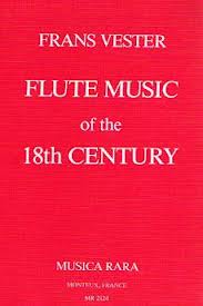 FLUTE MUSIC OF THE 18th CENTURY hardback