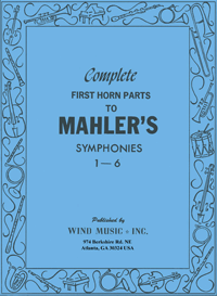 COMPLETE FIRST HORN PARTS Symphonies 1 to 6