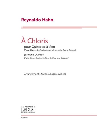 A CHLORIS (score & parts)