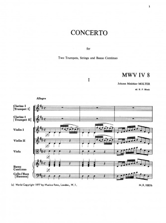 CONCERTO in D major MWV IV/8