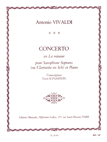 CONCERTO in A minor