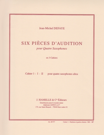 SIX PIECES D'AUDITION Book 1