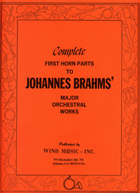 COMPLETE FIRST HORN PARTS Major Orchestral Works