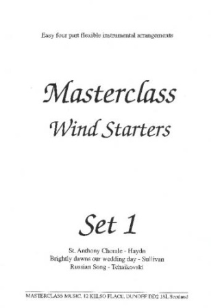 MASTERCLASS WIND STARTERS Set 1 (score & parts)