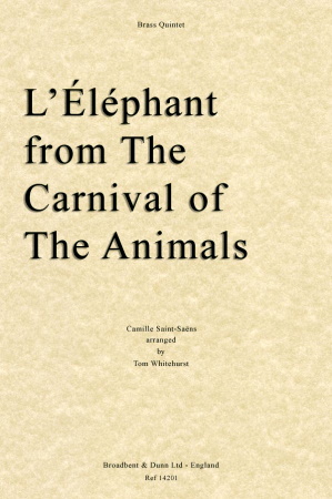 THE ELEPHANT from The Carnival of the Animals (score & parts)