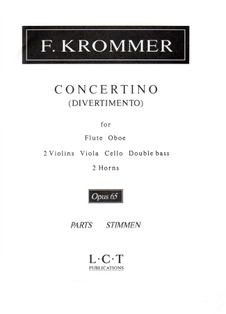 CONCERTINO (Divertimento) Op.65 parts