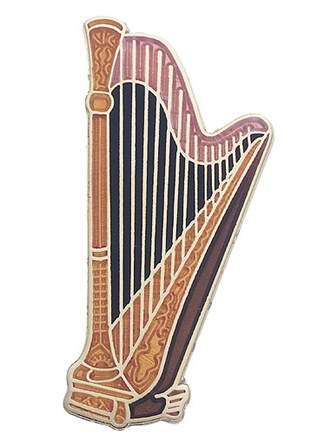 MINI PIN Concert Harp