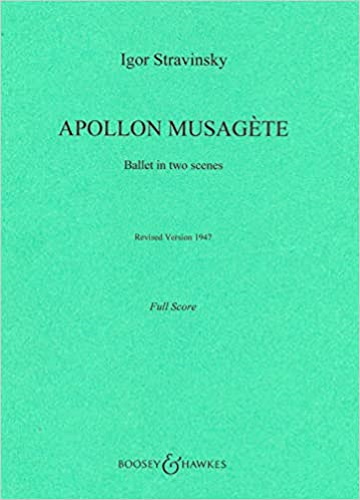 APOLLON MUSAGETE (1947 revision) - SCORE ONLY