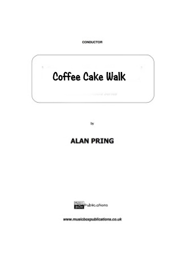 COFFEE CAKE WALK (score & parts)