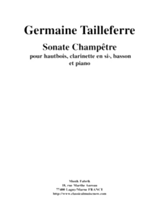 SONATE CHAMPETRE