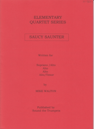 SAUCY SAUNTER (score & parts)