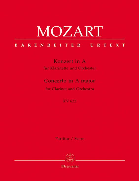 CLARINET CONCERTO in A major K622 Full Score