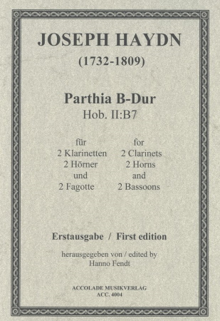 PARTHIA in Bb major, Hob.II:B7