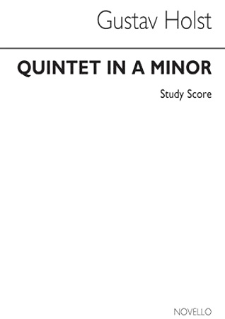 QUINTET in A minor (study score)