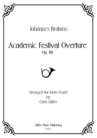 ACADEMIC FESTIVAL OVERTURE Op.80 (score & parts)